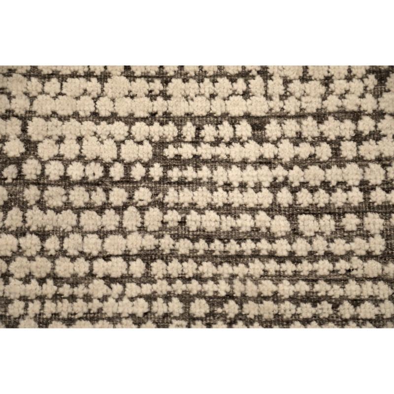 Indien Tapis de sol marocain de l'Inde - Laine Brown Design/One - 94487 en vente