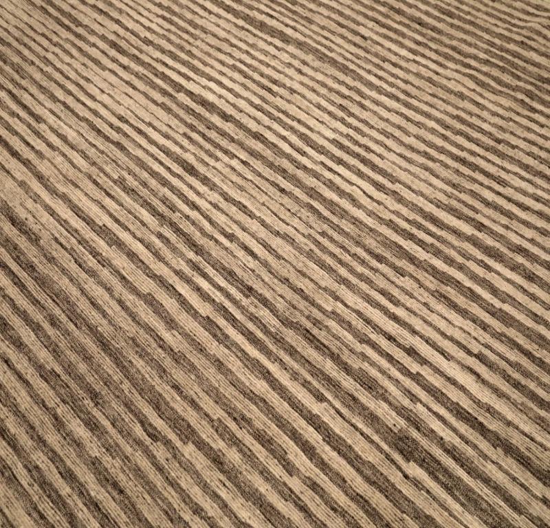 India Alfombras Marroquíes - Lana Marrón Diseño Topo - 94475 Moderno en venta