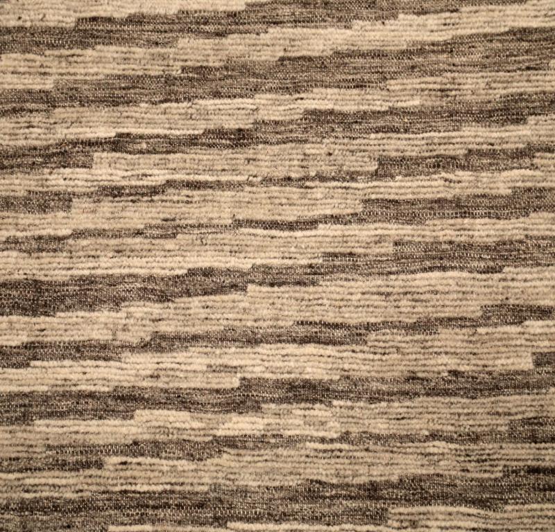 India Alfombras Marroquíes - Lana Marrón Diseño Topo - 94475 Anudado a mano en venta