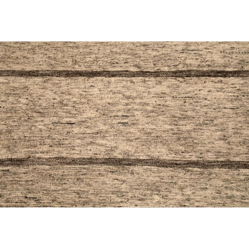 Indian India Moroccan Area Rugs - Wool Brown Taupe Design - 94476 For Sale