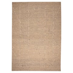 Tappeti India Moroccan Area Rugs - Lana Marrone Taupe Design - 96545