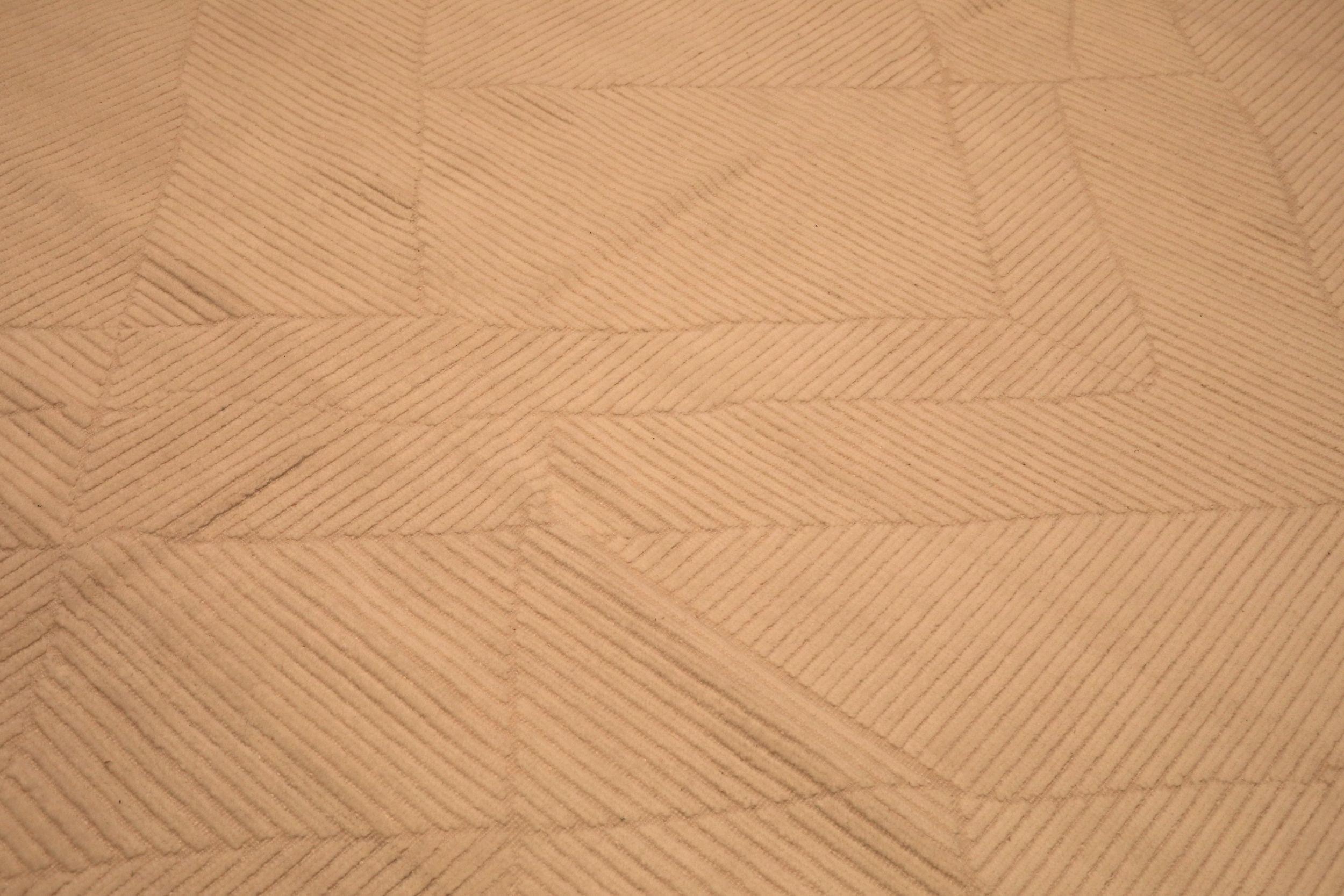 Tappeti India Moroccan Area Rugs - Wool Ivory Design - 94238 In condizioni ottime in vendita a Dallas, TX