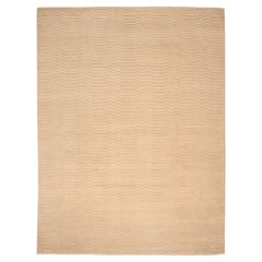 Marokkanische Teppiche aus Indien – Wolle in elfenbeinfarbenem Design – 96555