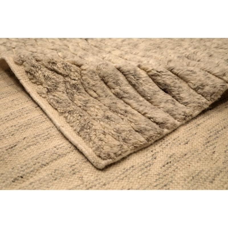 India Alfombras Marroquíes - Lana Diseño Topo Marfil - 94467 Indio en venta