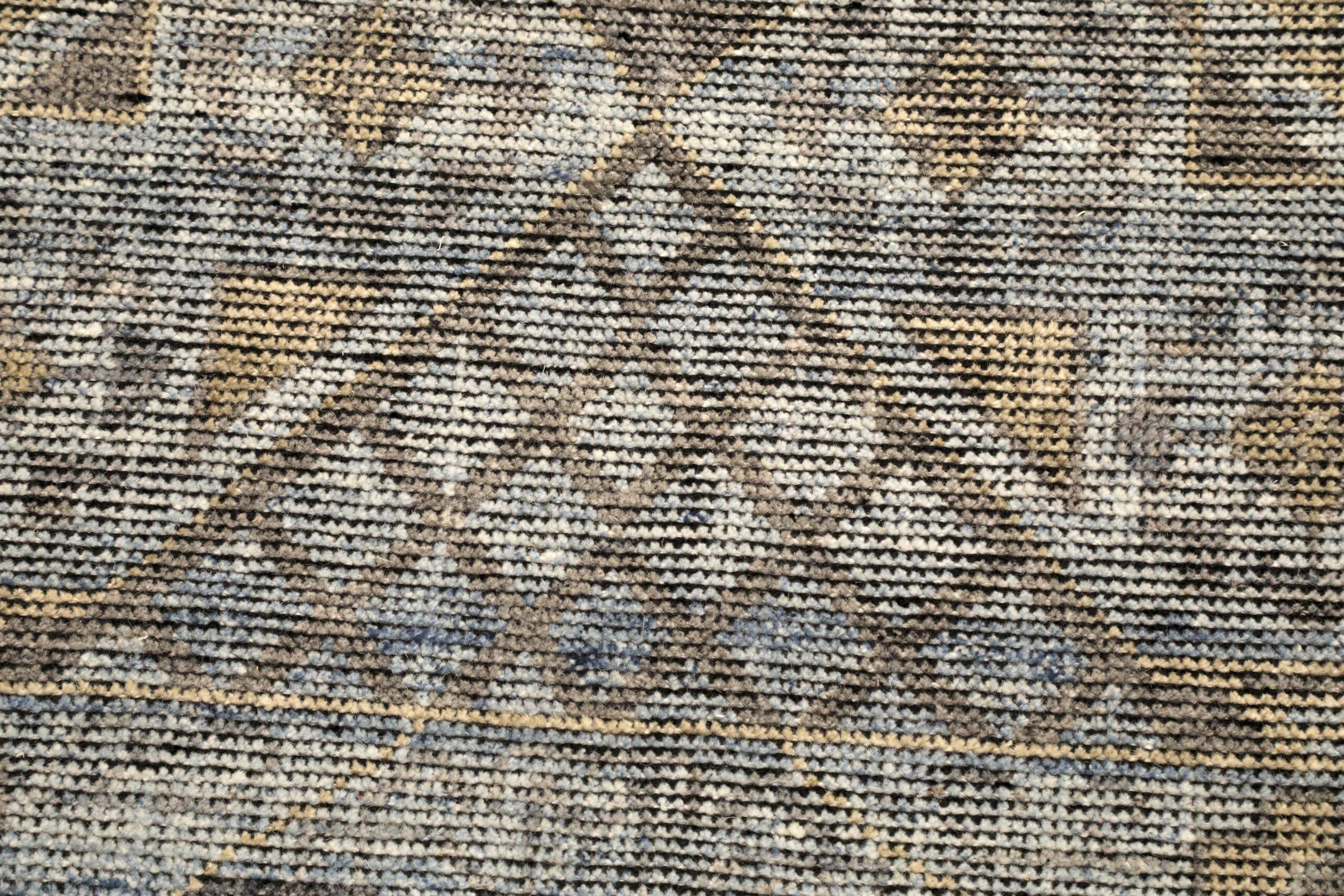 Alfombras Marroquíes India - Lana Gris / plata - 96589 en Excelente estado para la venta en Dallas, TX