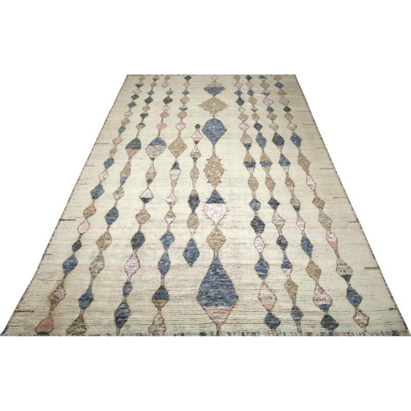 Discover the elegance of India Moroccan featuring Over Size Rug in Circa 1990. Designed with Wool and BlueBrownIvory, this exclusive design is perfect for enhancing your space.