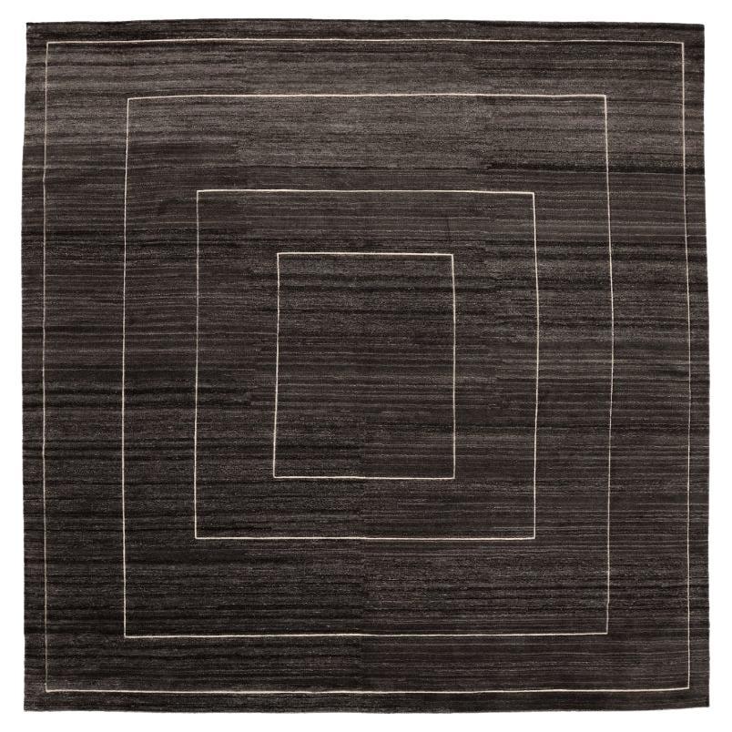 Tappeto India Moroccan Over Size - Design Marrone Lana - 94235 in vendita