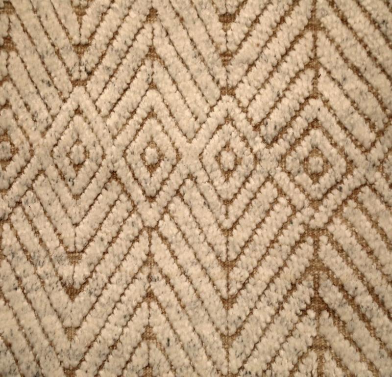 Indiano Tappeto India Moroccan Over Size - Lana Marrone Avorio Design - 94451 in vendita