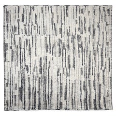 Indien Marokkanischer Teppich in Übergröße - Wolle Braun Elfenbein Design - 94499