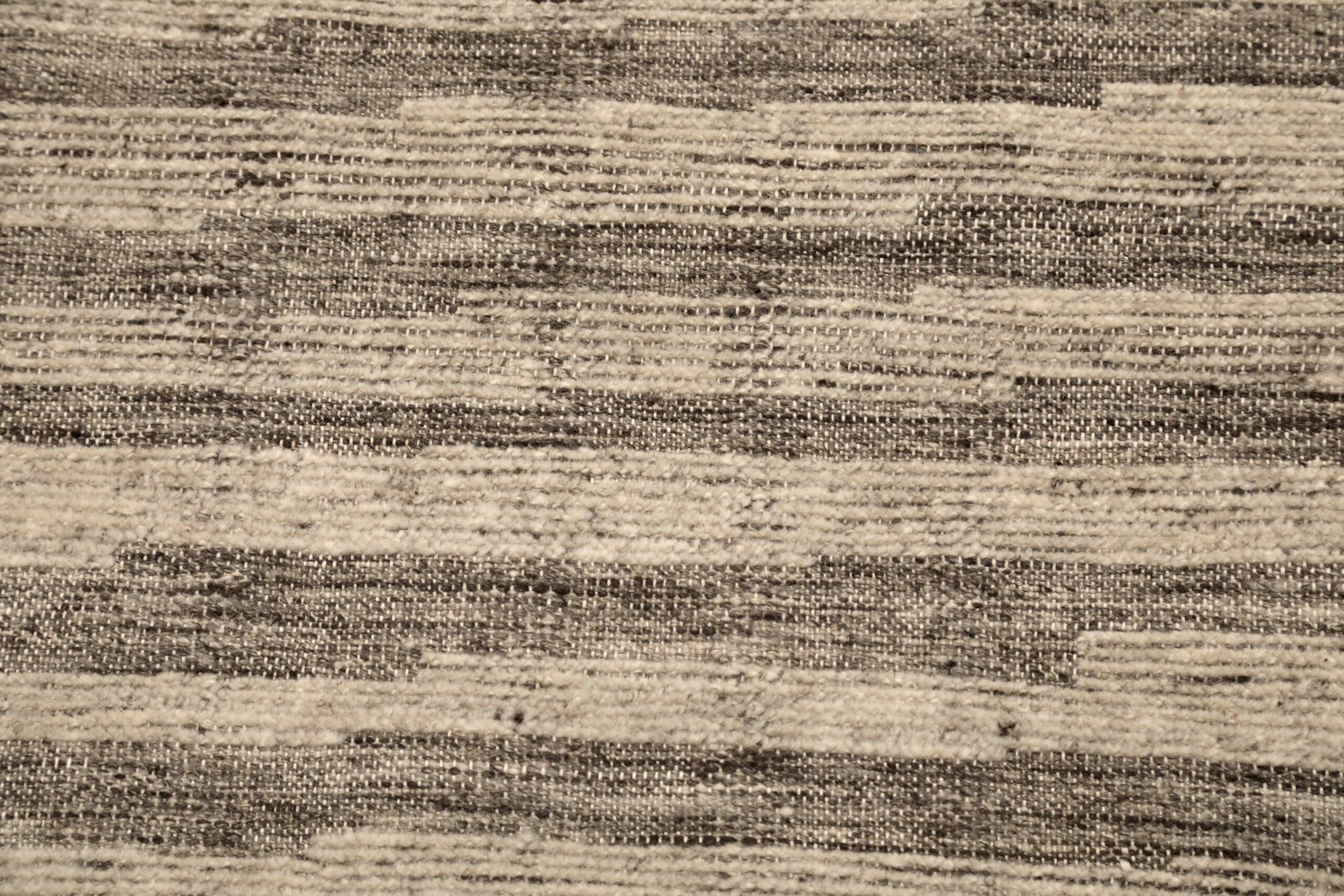 India Moroccan Over Size Teppich - Wolle Braun Elfenbein Design - 96571 (Indisch) im Angebot