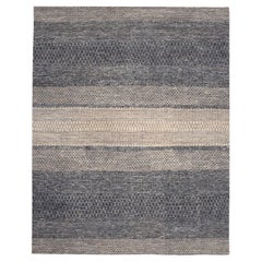 India Moroccan Over Size Rug - Wool Brown Ivory Design - 96592