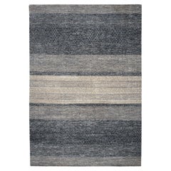 India Moroccan Over Size Rug - Wool Brown Ivory Design - 96596