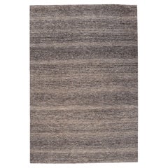 India Moroccan Over Size Rug - Wool Brown Ivory Design - 96604
