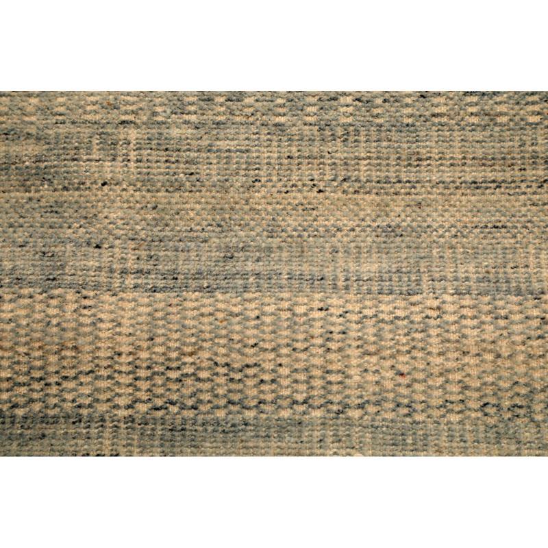 Indien Marokkanisch Over Size Teppich - Wolle Grau Elfenbein Design - 94444 im Zustand „Hervorragend“ im Angebot in Dallas, TX
