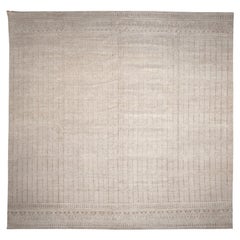Tappeto India Moroccan Over Size - Disegno in lana e avorio - 94486