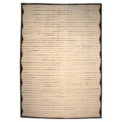 Tappeto India Moroccan Over Size - Disegno in lana e avorio - 96564