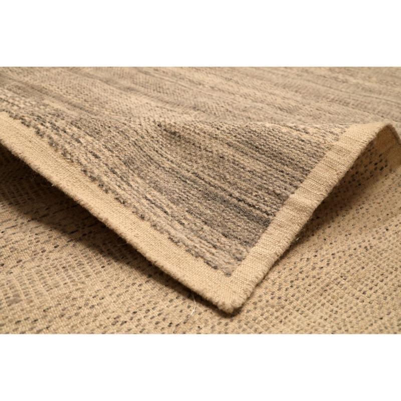 Indiano Tappeto India Moroccan Over Size - Lana Avorio Taupe Design - 94474 in vendita