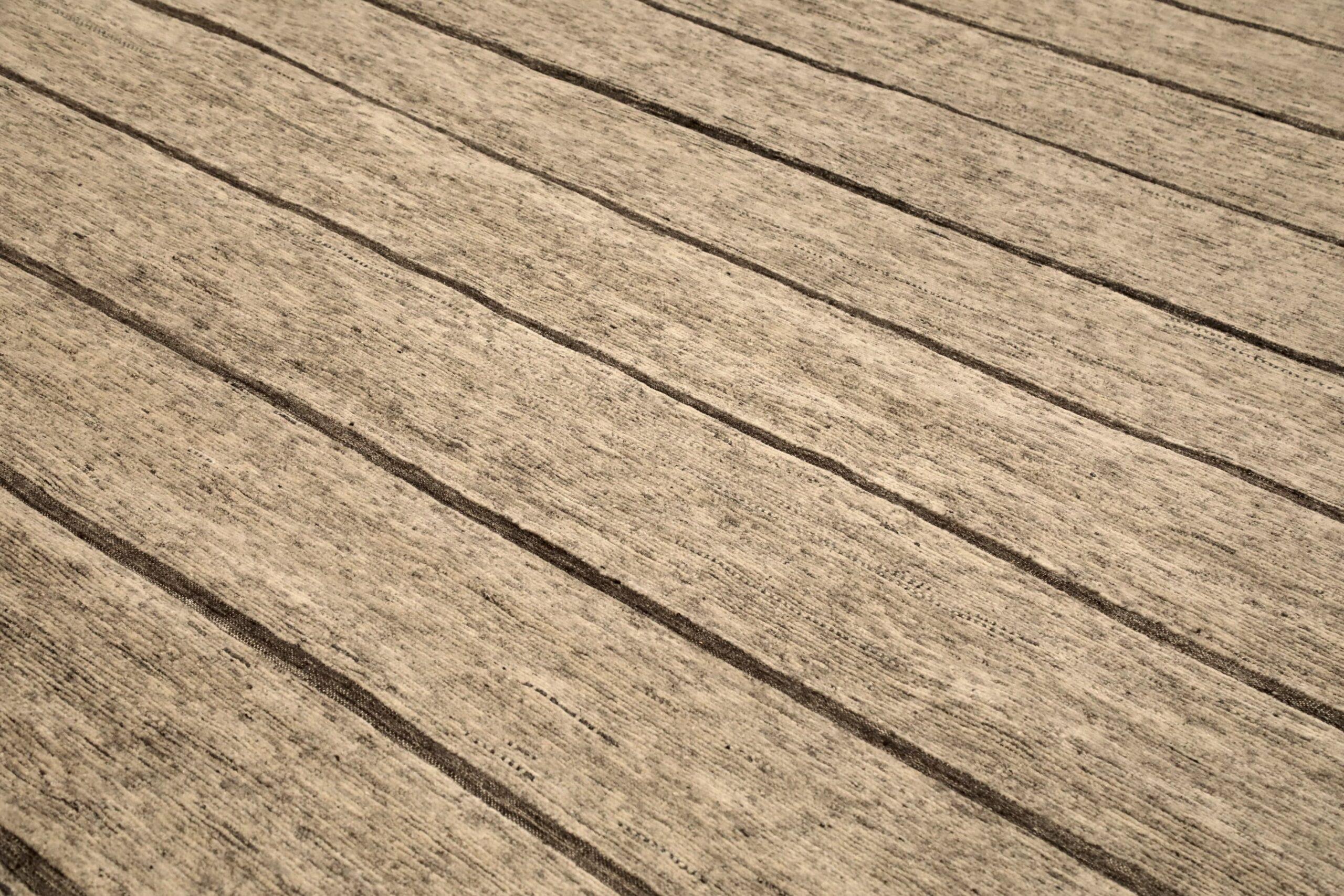 Alfombra Marroquí India - Diseño Lana Marfil Topo - 96566 Moderno en venta
