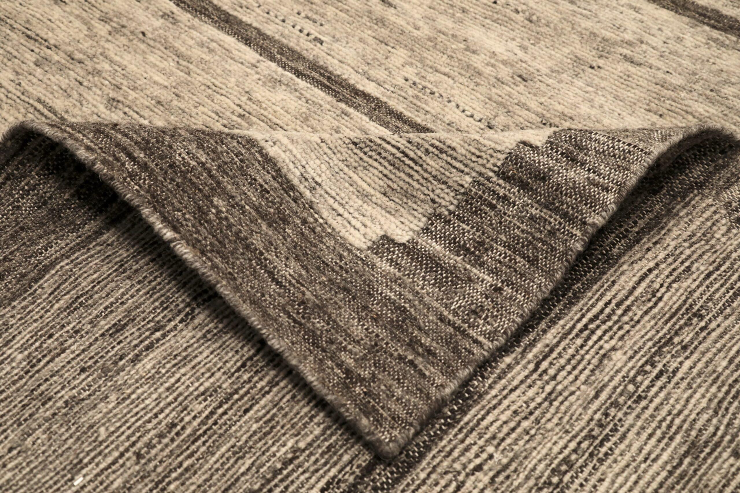 Alfombra Marroquí India - Diseño Lana Marfil Topo - 96566 Indio en venta