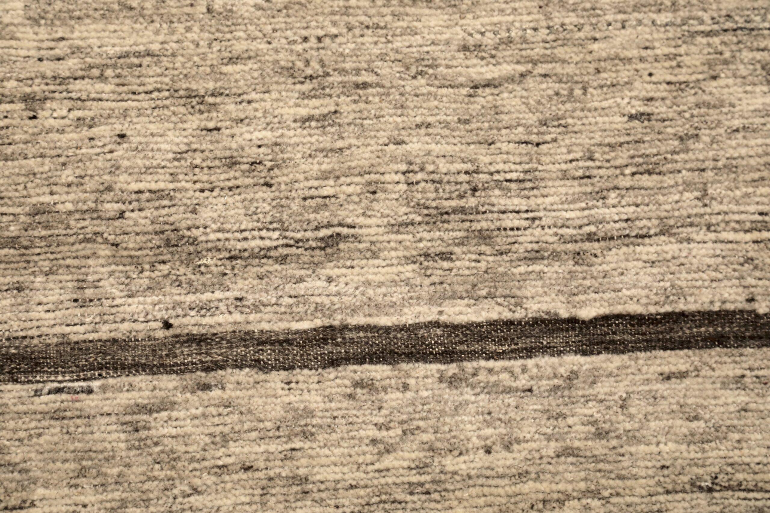 Alfombra Marroquí India - Diseño Lana Marfil Topo - 96566 en Excelente estado para la venta en Dallas, TX