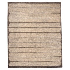 Tappeto India Moroccan Over Size - Lana Avorio Taupe Design - 96566