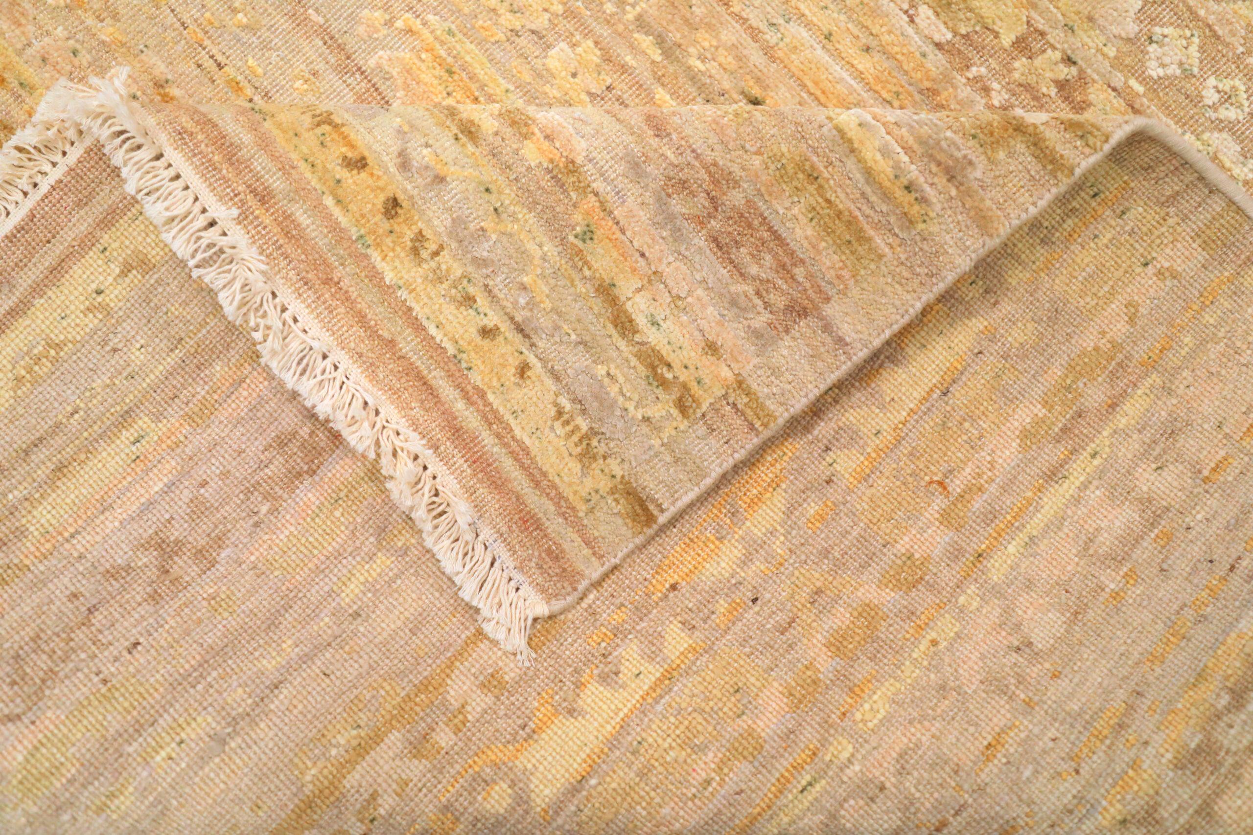 Oushak-Teppiche aus Indien - Wolle in elfenbeinfarbenem Design - 93786 im Zustand „Hervorragend“ im Angebot in Dallas, TX