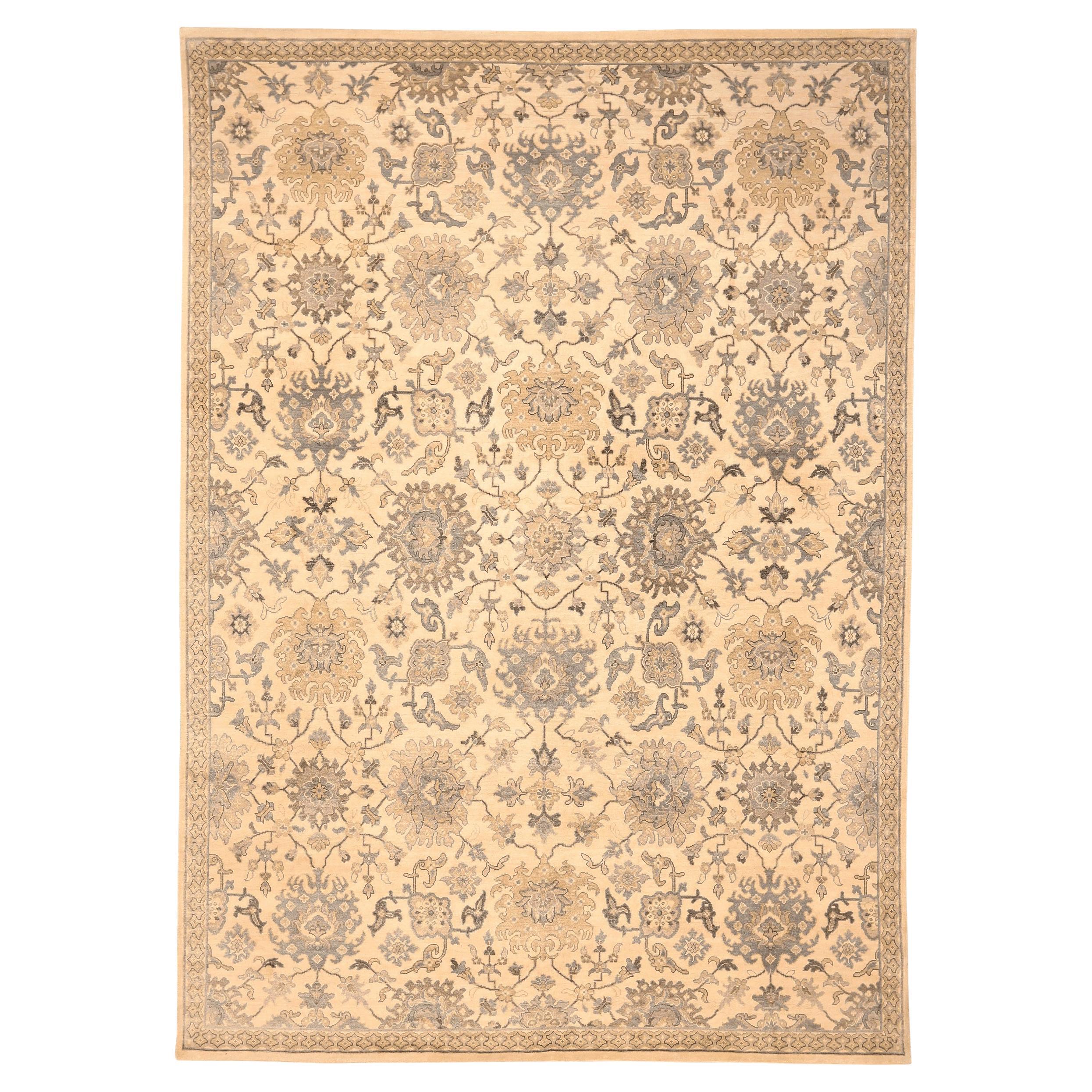 Tappeti India Oushak - Design Lana Avorio - 94103