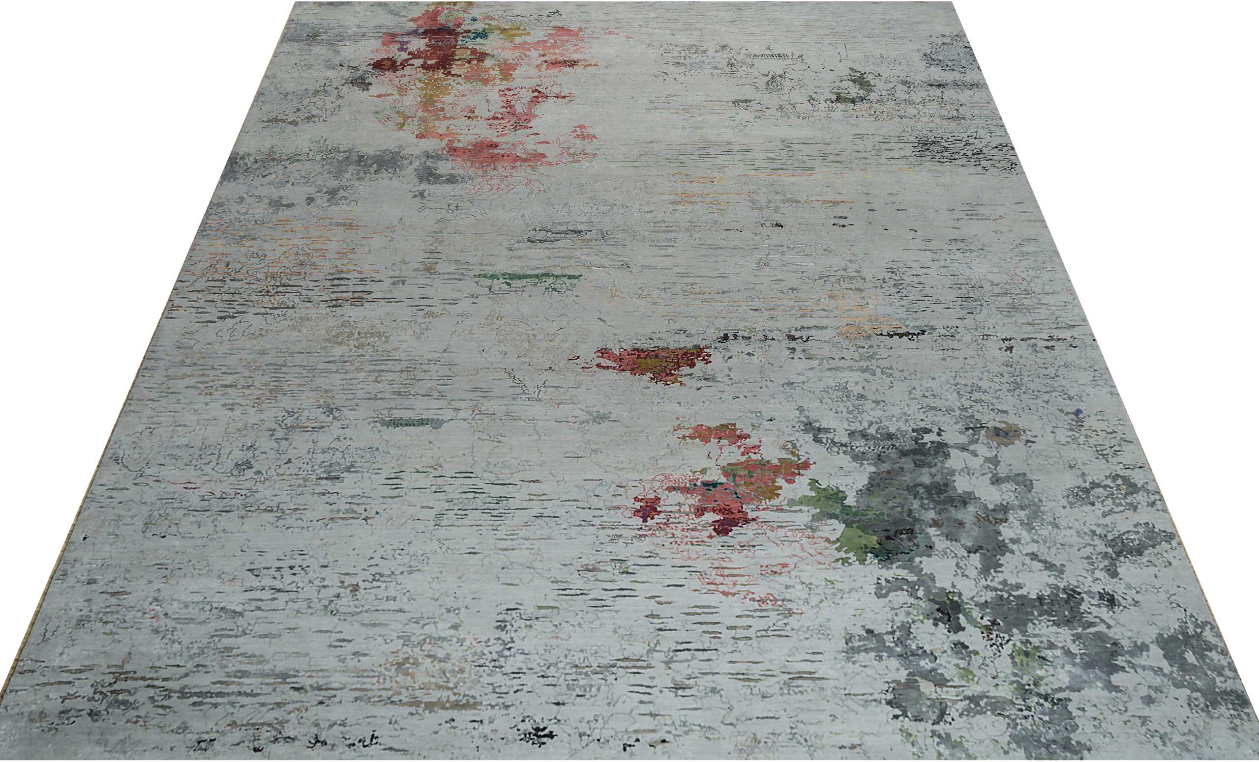 Entdecken Sie die Eleganz von India mit dem Artikel Over Size Rug in CIRCA 1990. Dieses exklusive Design aus Wolle und GrayIvoryPinkRed ist perfekt, um Ihren Raum zu verschönern.