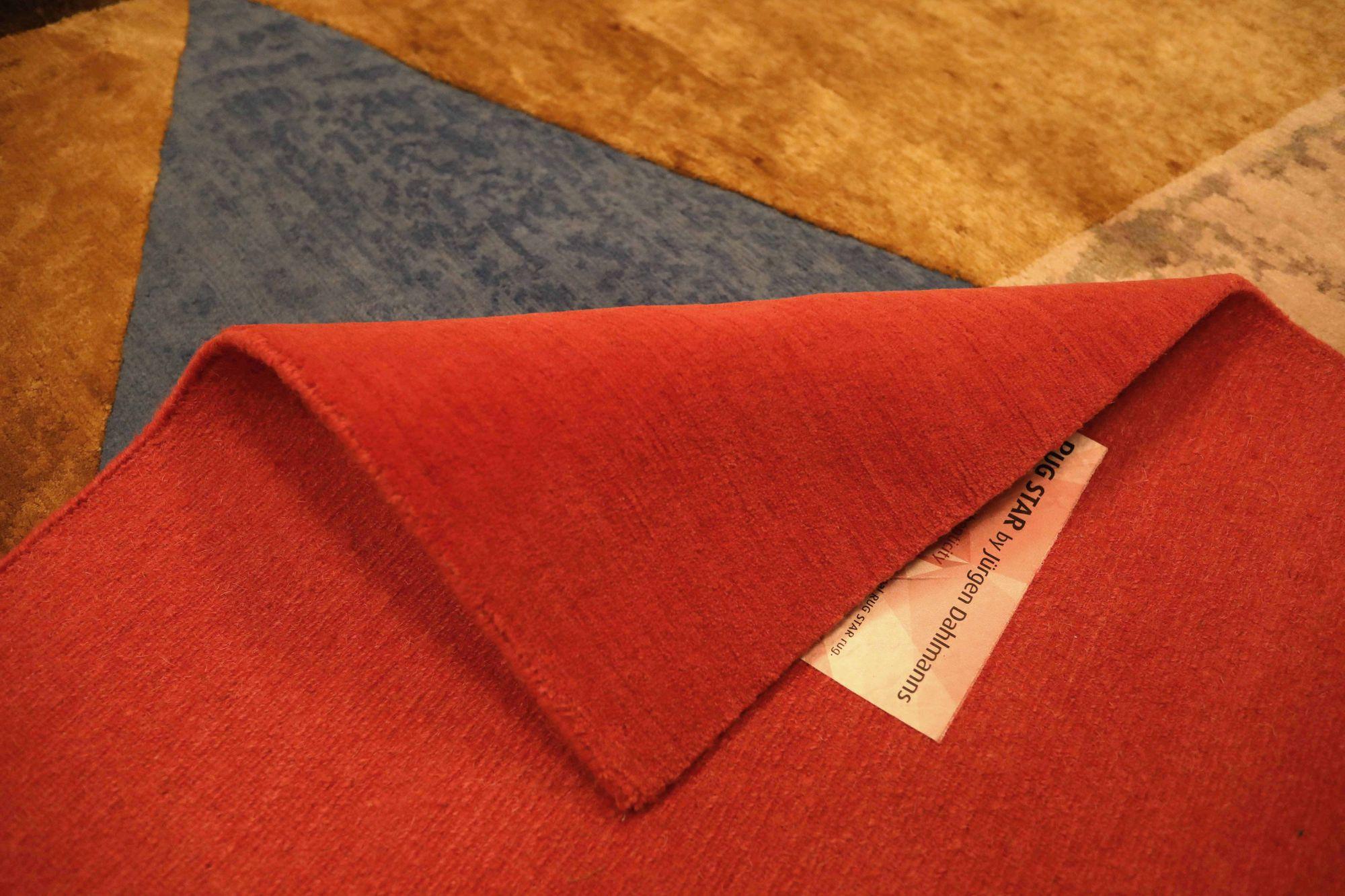 India Rug Star Area Rugs - Wool Blue Brown Ivory Pink Red - 93578 In Excellent Condition For Sale In Dallas, TX