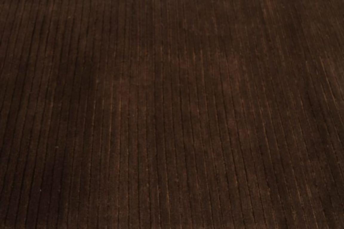 Indien Läufer Teppich CIRCA 1990 - Wolle Brown Design - 91750 (Moderne) im Angebot