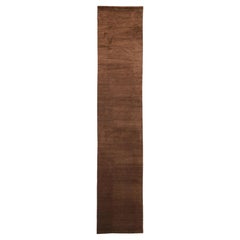 Tapis de course India Circa 1990 - Laine Circa Design Brown - 91750