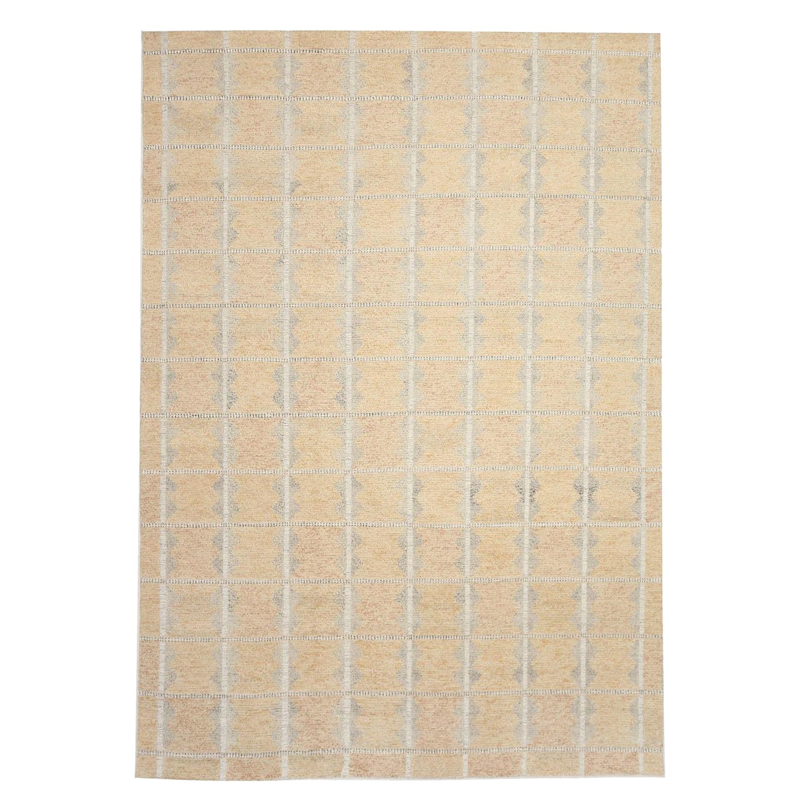 Tappeti India Scandinavian Area Rugs Circa 1970 - Lana Avorio Design - 92615