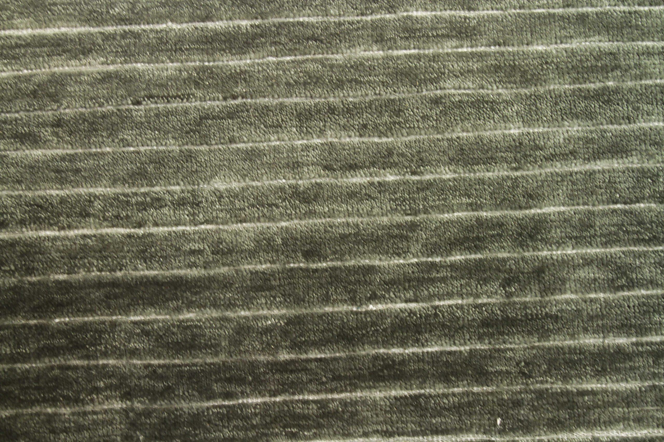 Alfombra India Seaweed Small Circa 1990 - Lana Marrón Ivory Taupe Design - 90606 siglo XX en venta