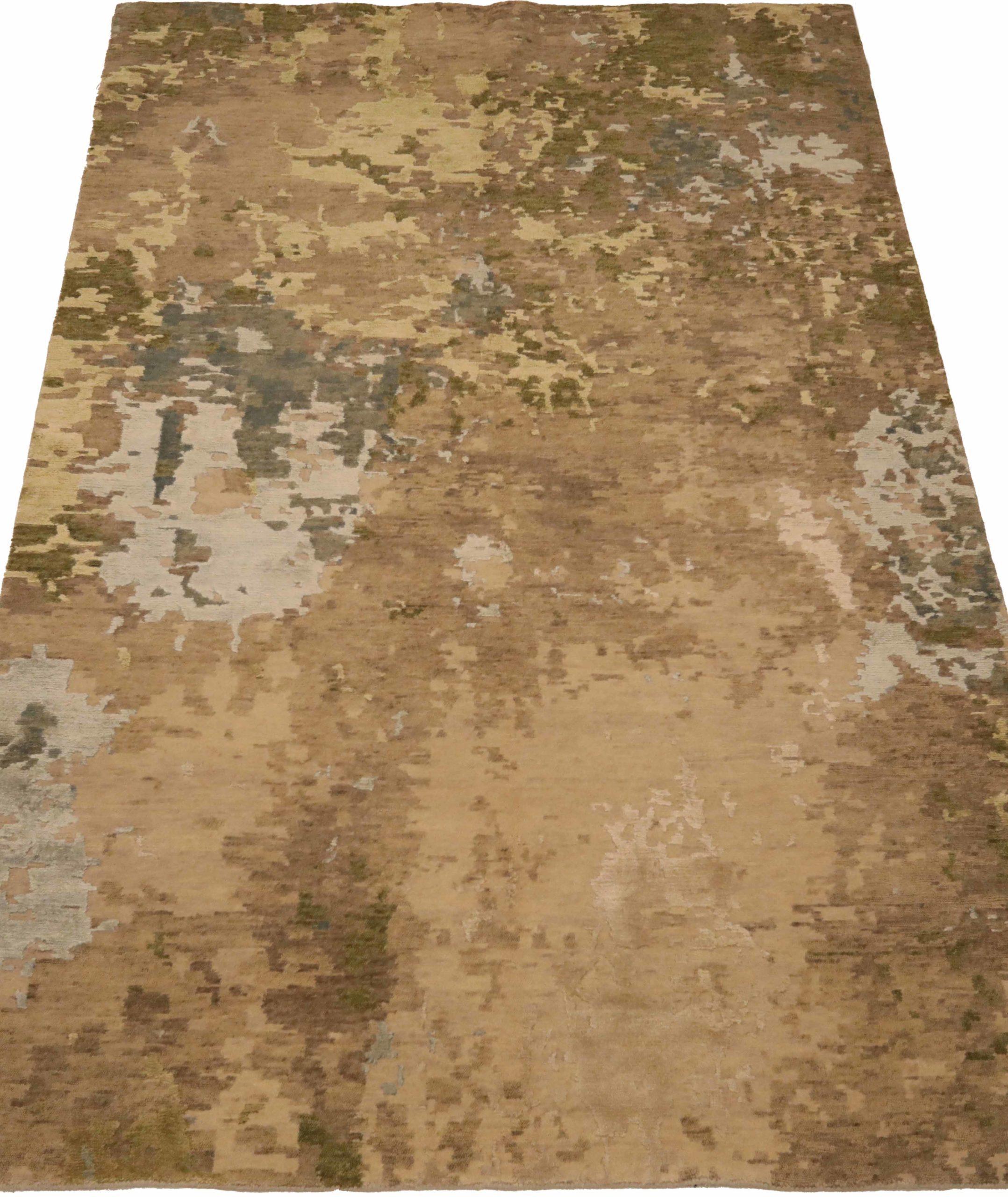 Discover the elegance of India item featuring Small Rug in Circa 1990. Designed with Wool and BrownIvoryYellow, this exclusive design is perfect for enhancing your space.