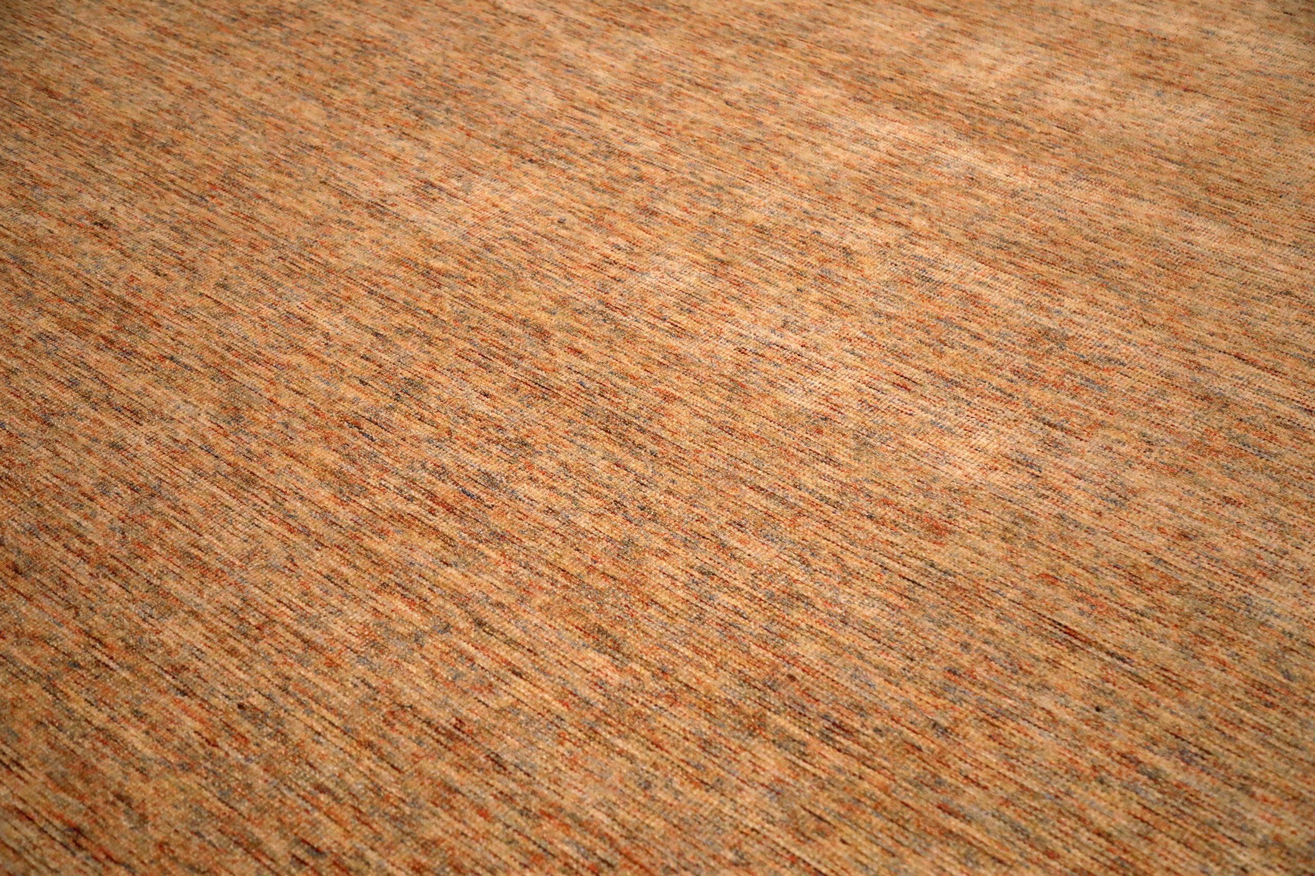 Tapis d'Inde à motifs rouges et jaunes en coton 93685 Excellent état - En vente à Dallas, TX