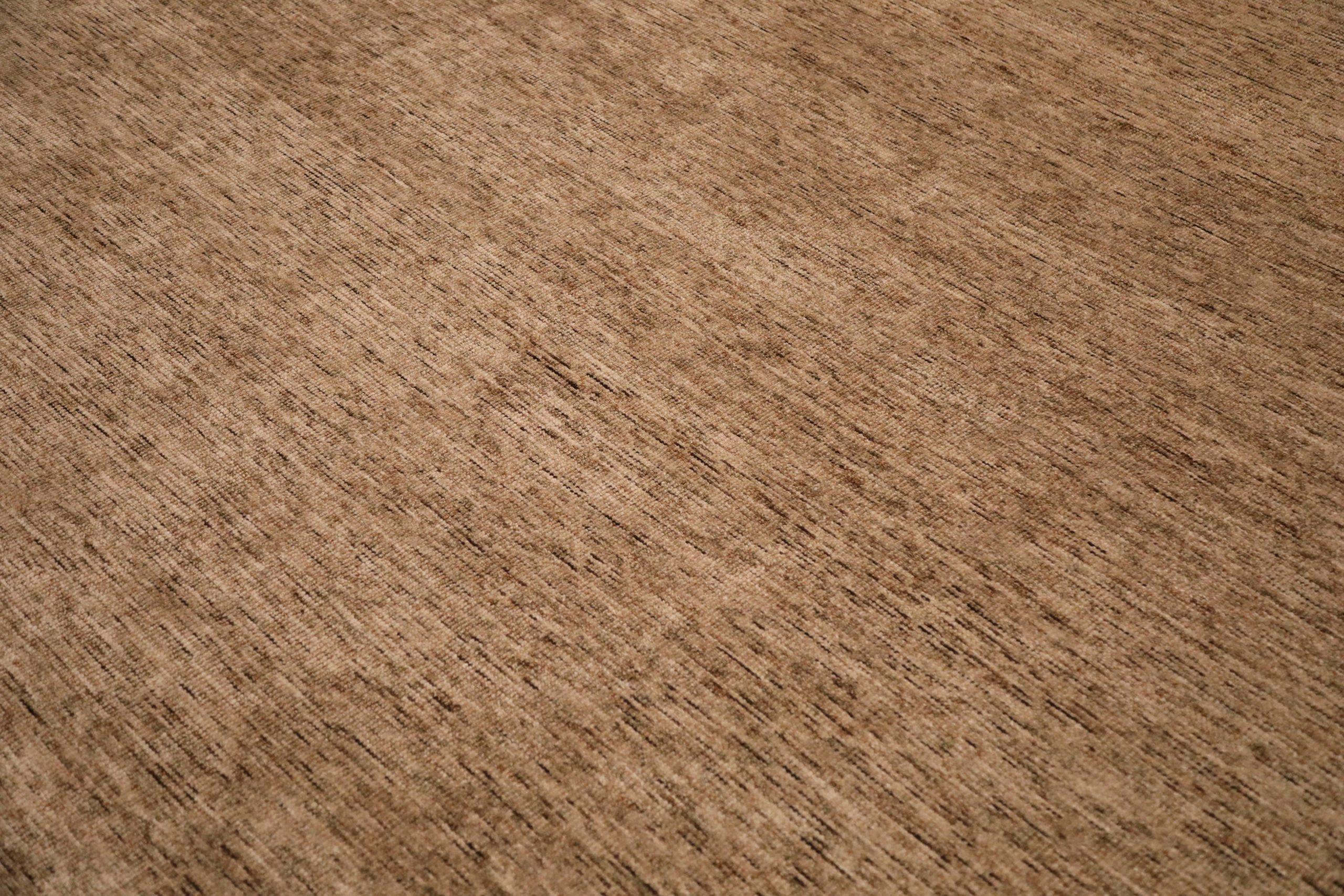 Moderne Tapis de sol solide de l'Inde - Laine Design/One - 93742 en vente