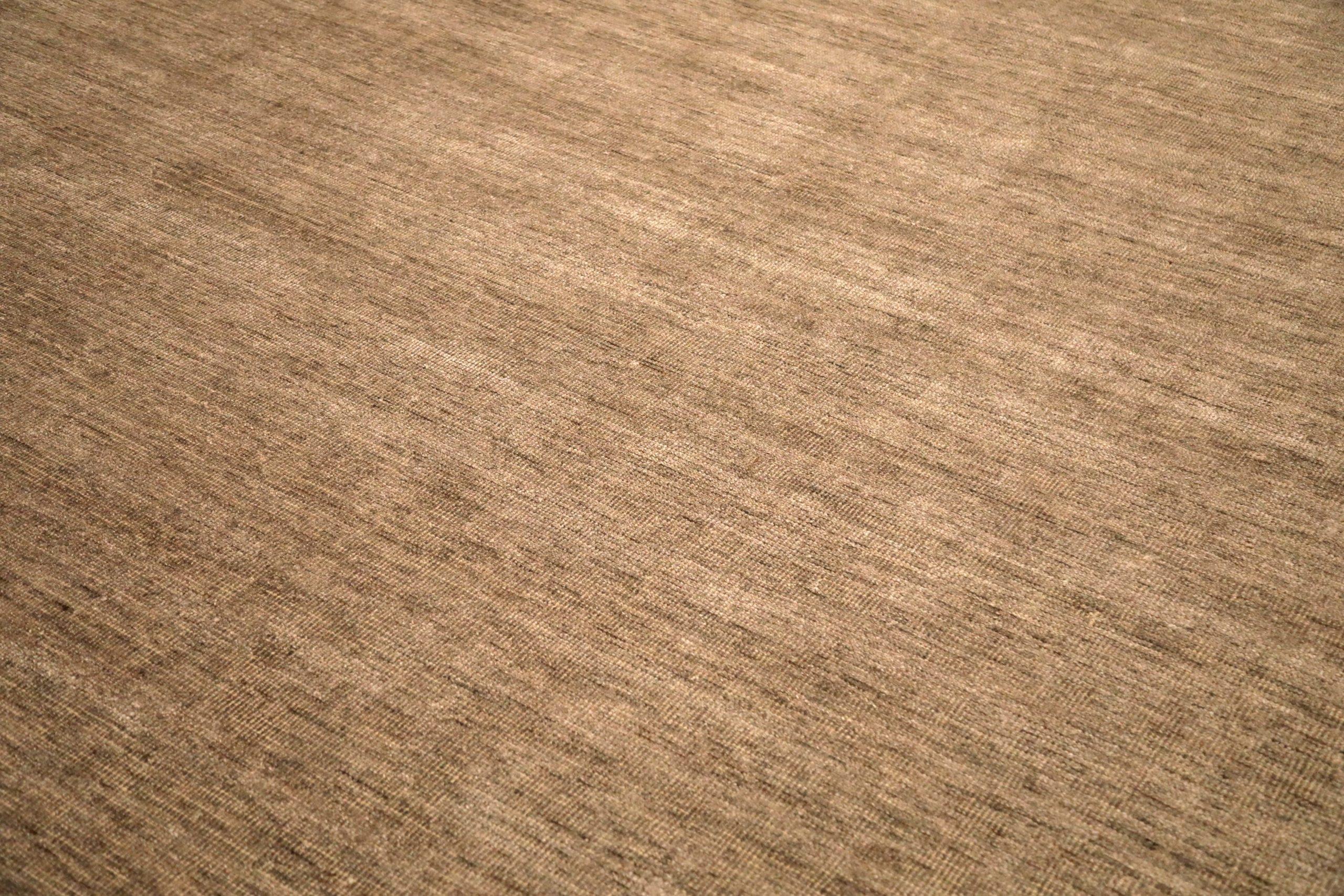 Alfombras Sólidas India - Diseño Lana Marrón Topo - 93687 Moderno en venta