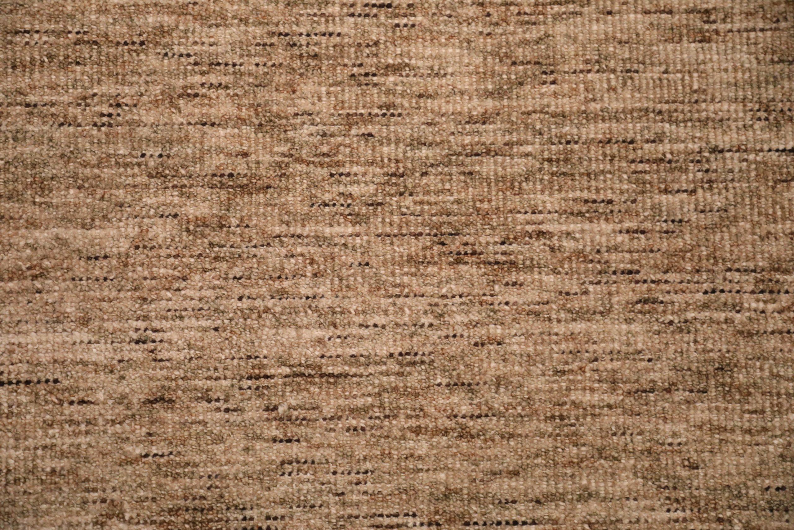 Tapis de sol India Solid - Laine Brown Taupe Design - 93701 Excellent état - En vente à Dallas, TX