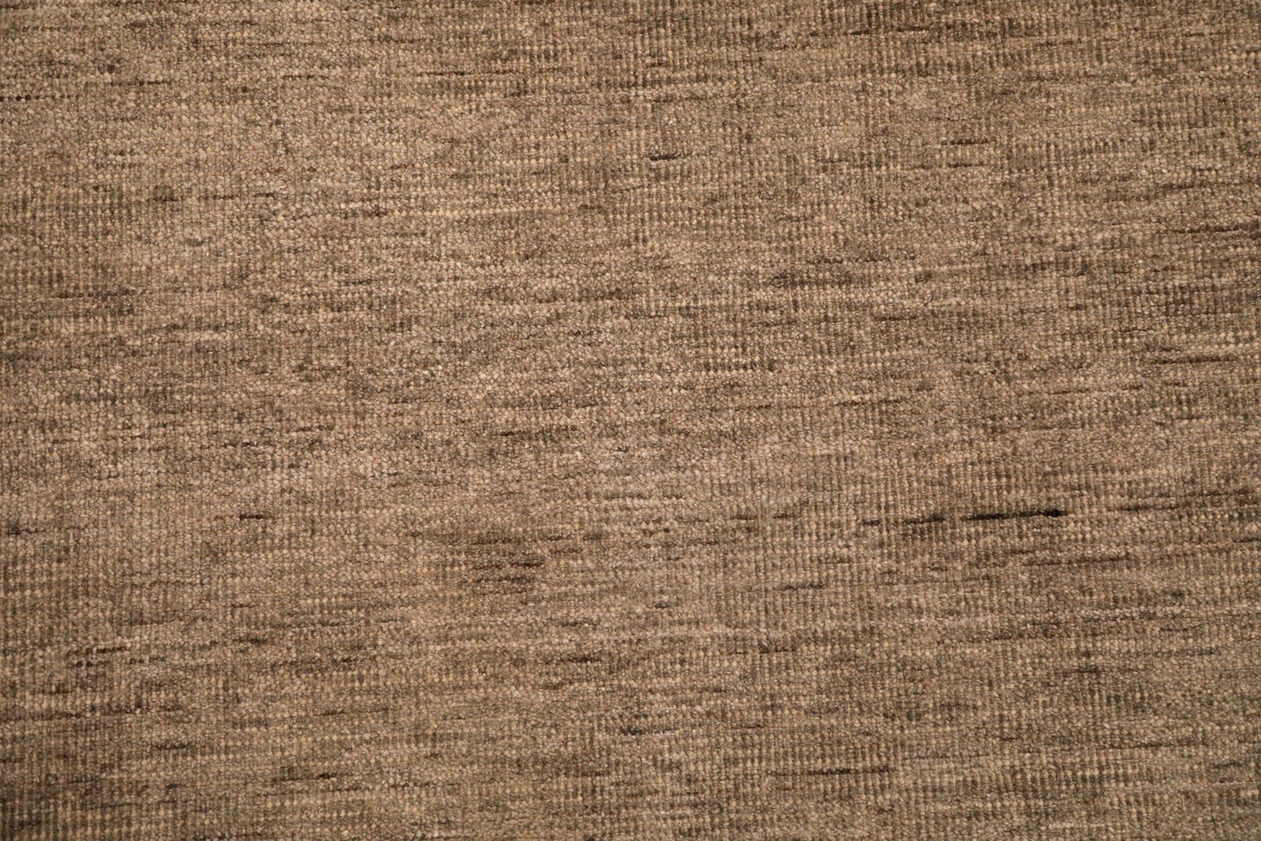 Tapis de sol India Solid - Laine Brown Taupe Design - 93724 Excellent état - En vente à Dallas, TX