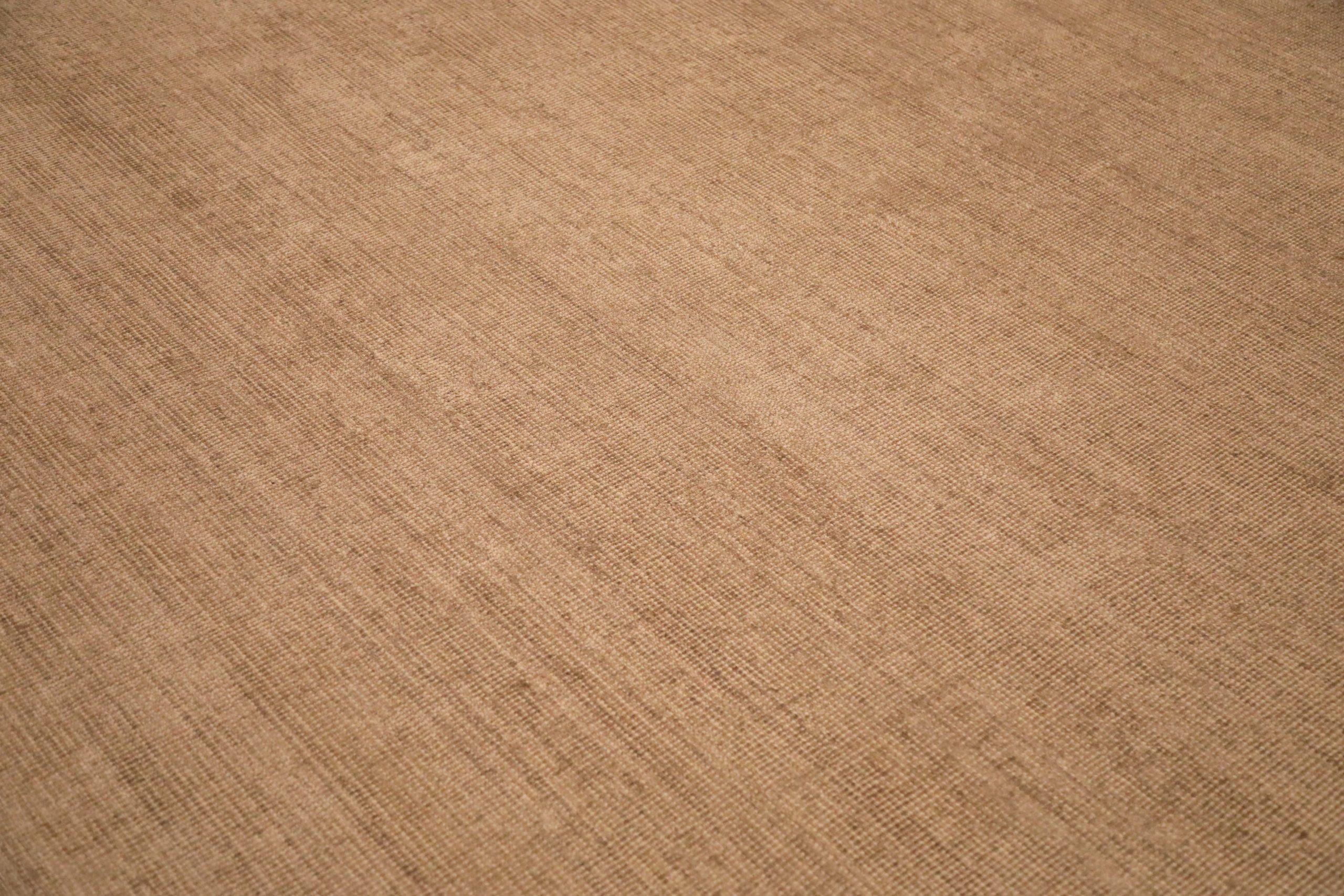Moderne Tapis d'Inde à motif ivoire en laine - 93697 en vente