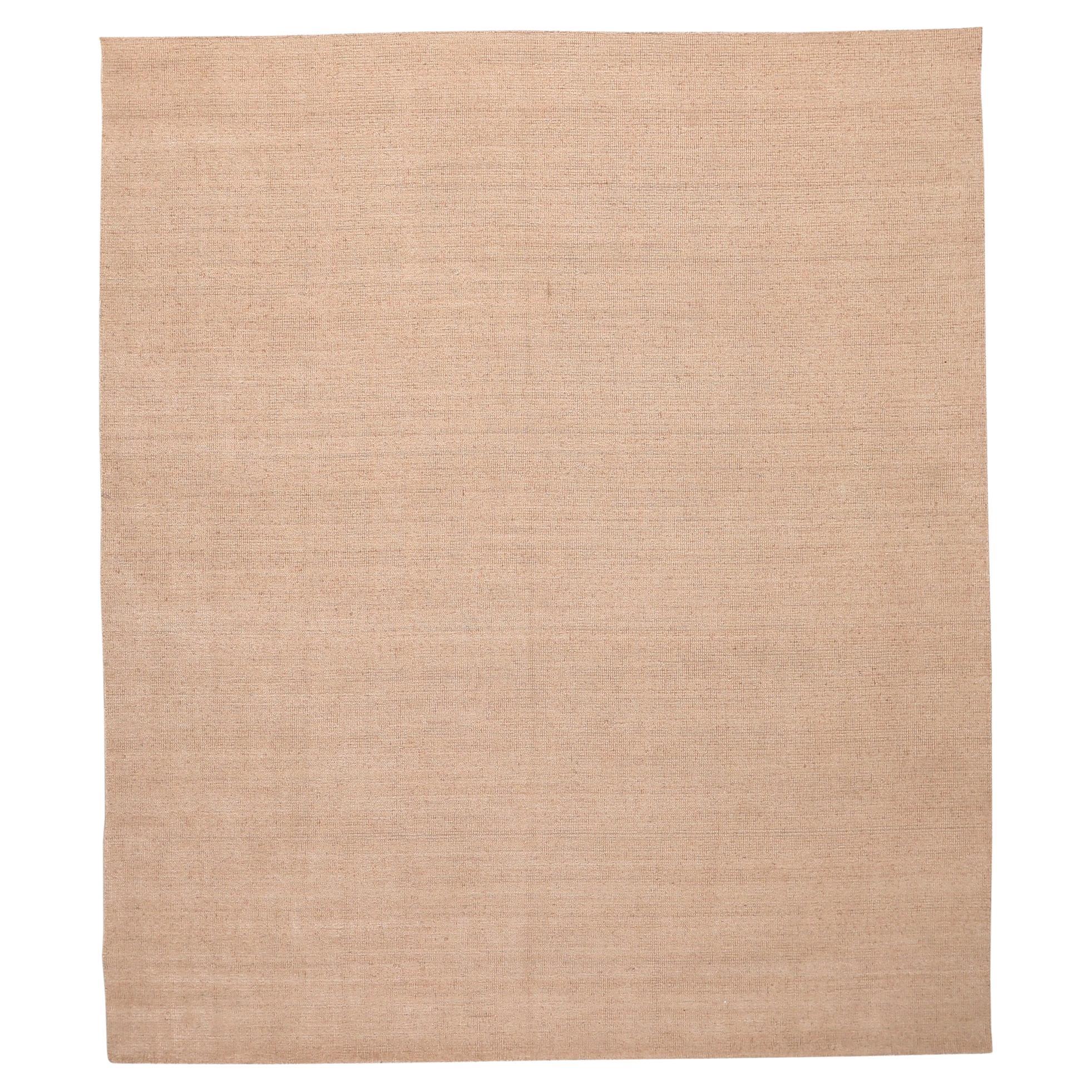 Tapis d'Inde à motif ivoire en laine - 93723
