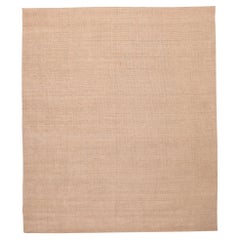 Indische massive Teppiche aus Wolle – elfenbeinfarbenes Design – 93723