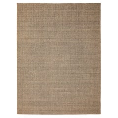 Tappeti India Solid Area - Lana Avorio Taupe Design - 93689