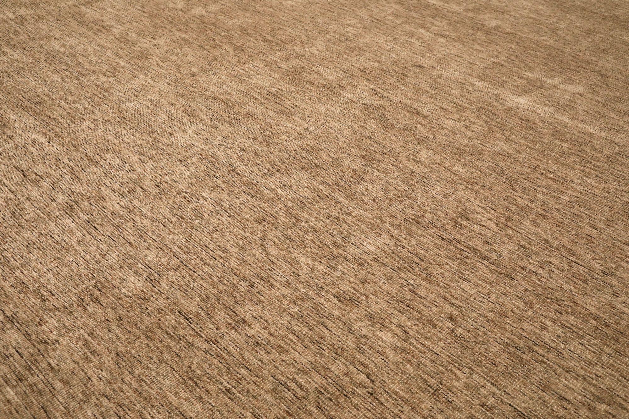 Alfombra India Solid Over Size - Lana Diseño Marrón - 93704 Moderno en venta