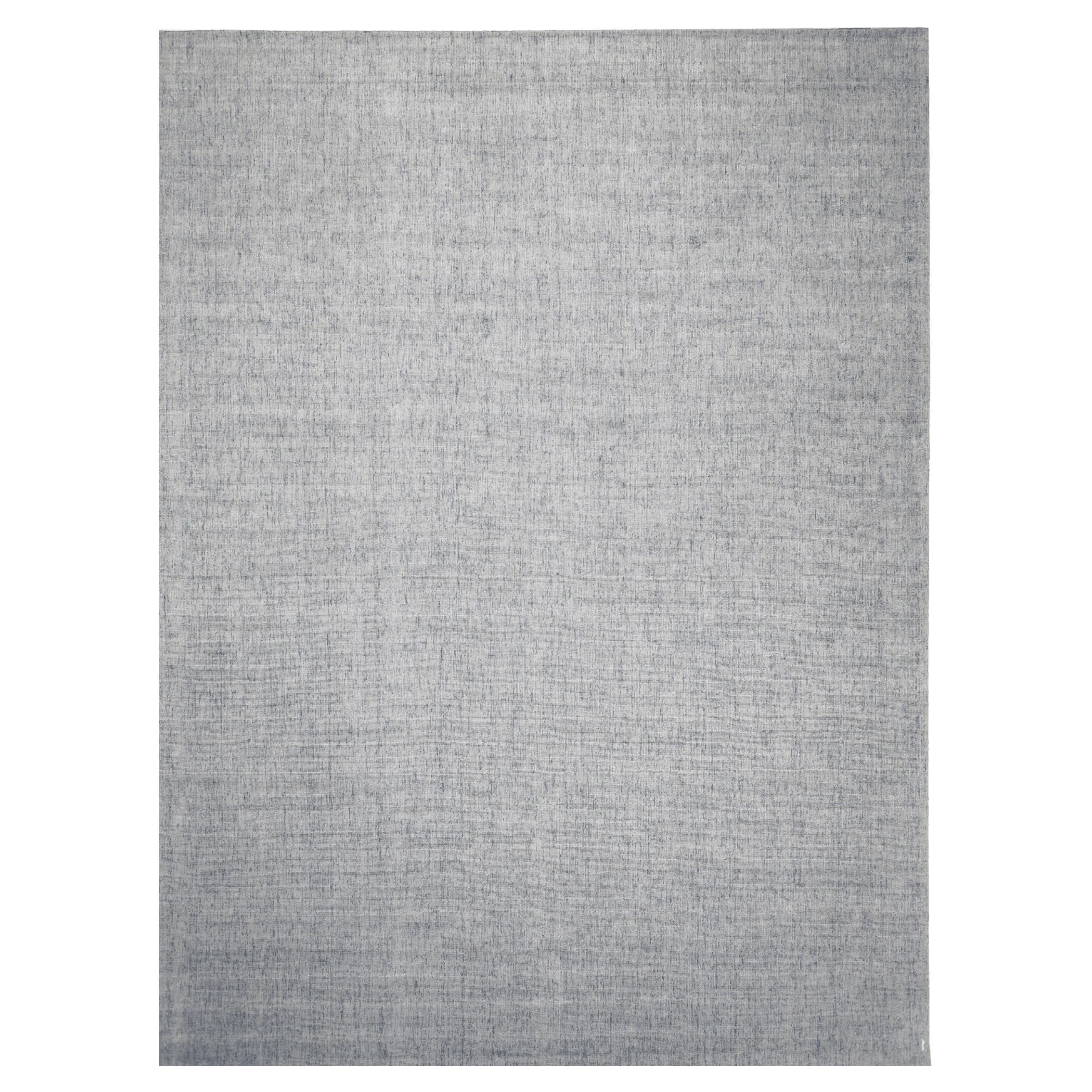 India Solid Over Size Teppich - Wolle Gray Design - 93680