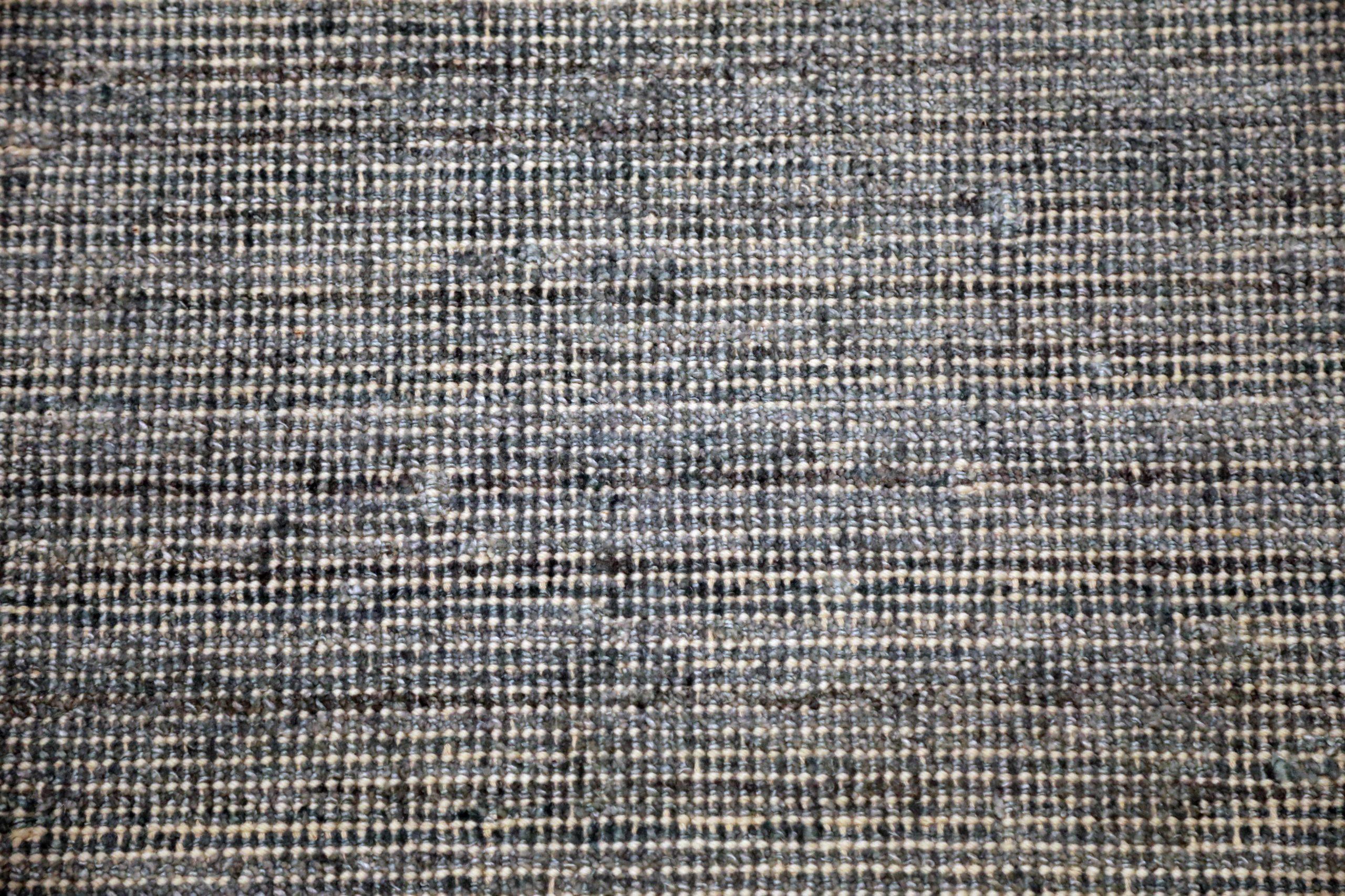 India Solid Over Size Teppich - Wolle Grau Elfenbein Design - 93717 im Zustand „Hervorragend“ im Angebot in Dallas, TX