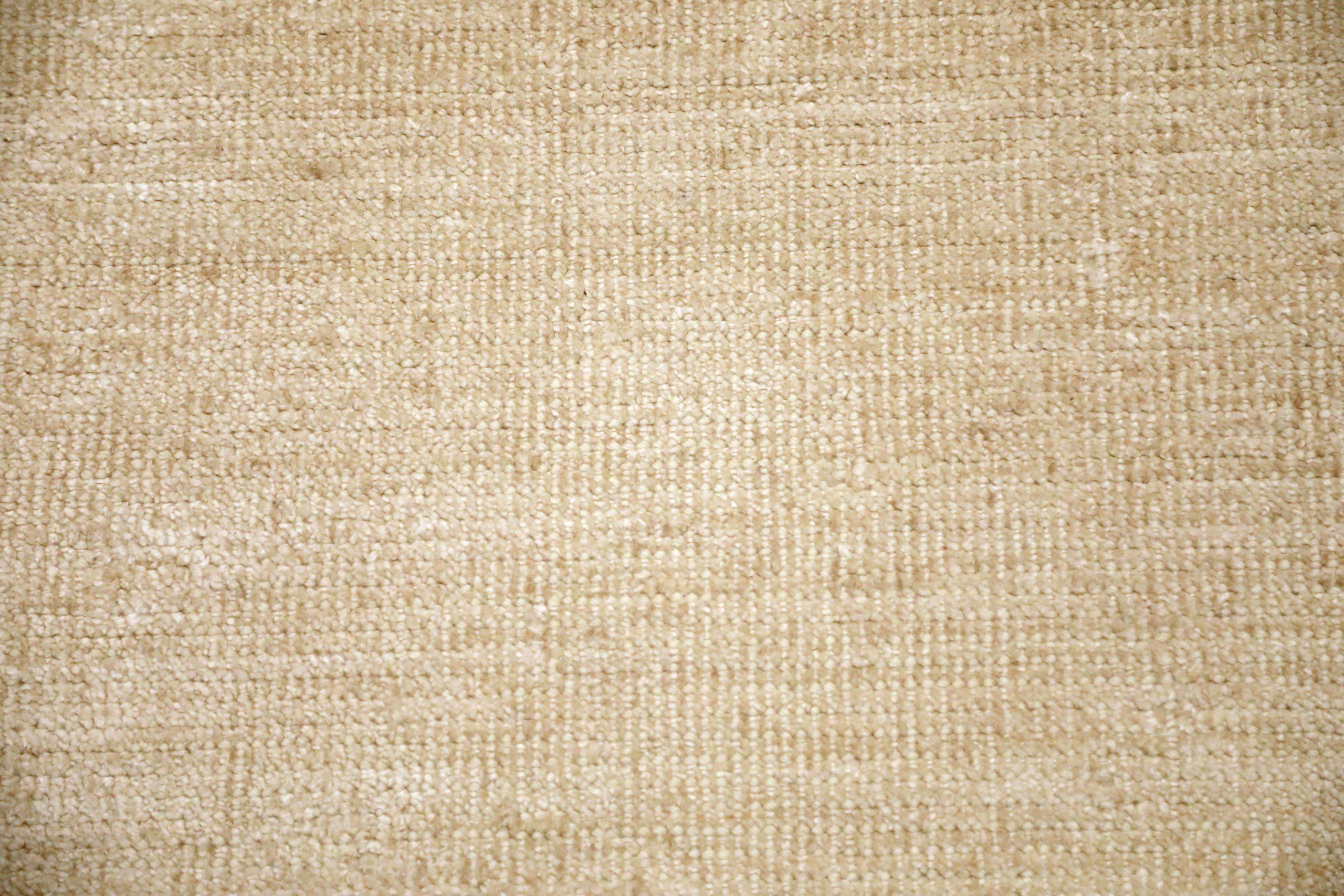 India Solid Over Size Teppich - Wolle Elfenbein Design - 93712 im Zustand „Hervorragend“ im Angebot in Dallas, TX