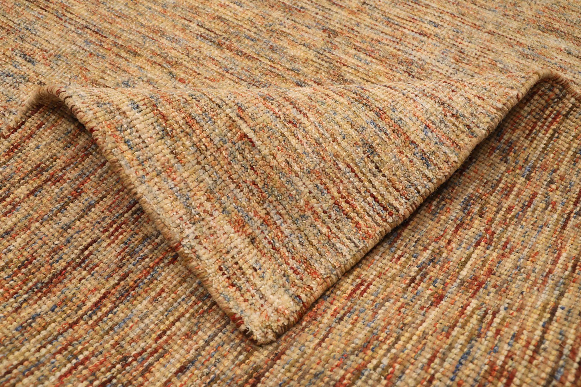 Indien Solid Over Size Teppich - Wolle Elfenbein Rot Gelb Design - 93706 (Indisch) im Angebot