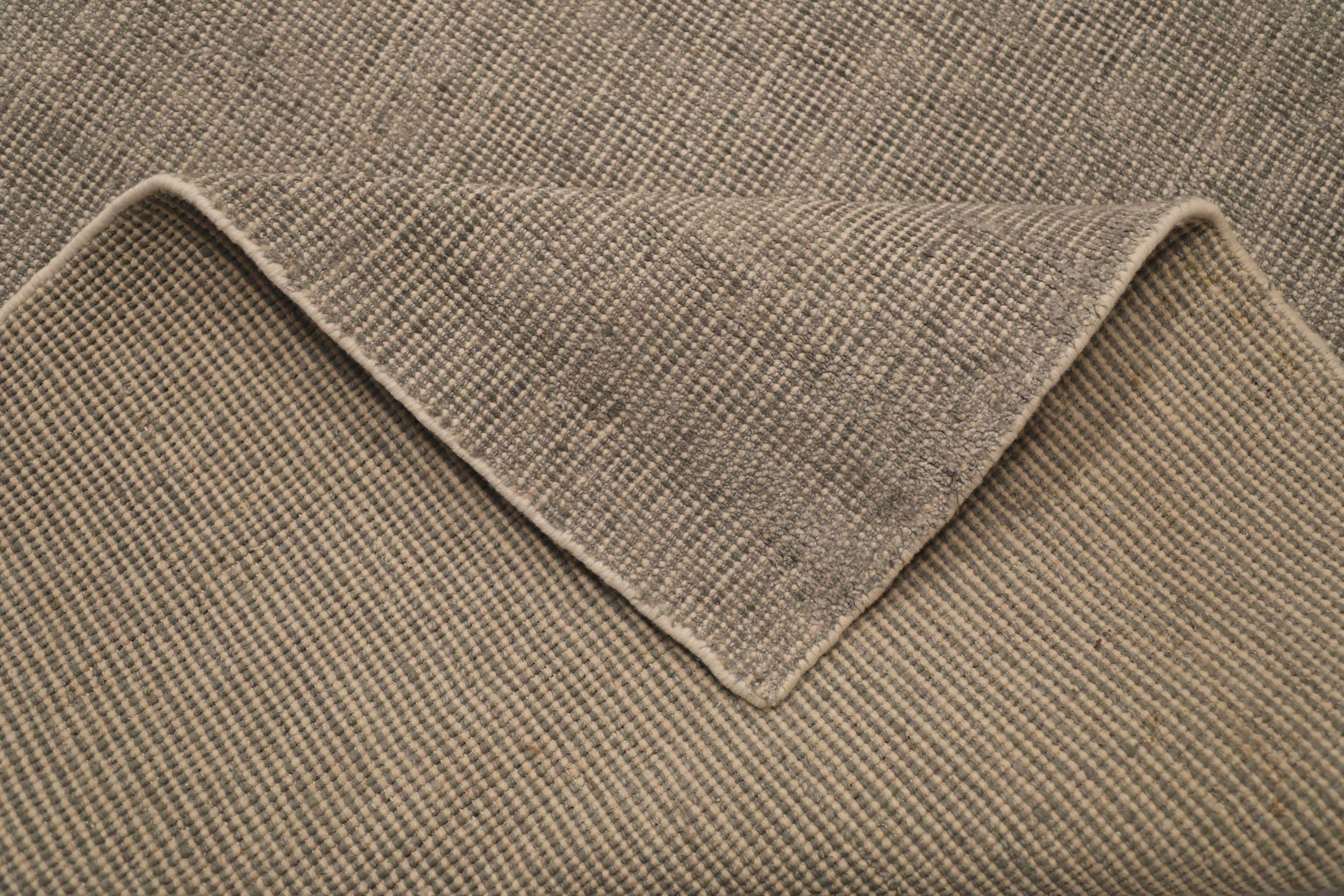 Indischer massiver Over Size-Teppich aus Wolle in Elfenbein und Taupe - 93676 (20. Jahrhundert) im Angebot