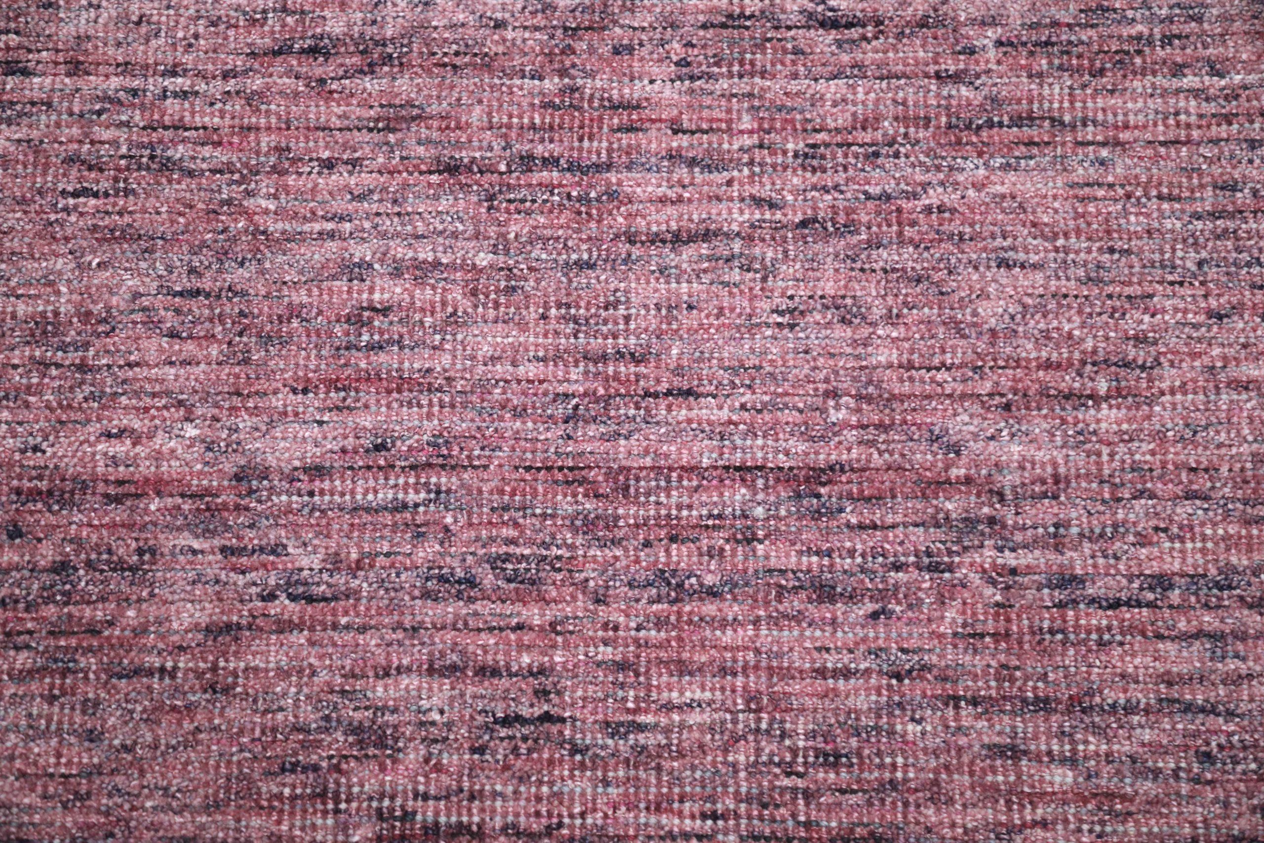 India Solid Over Size Teppich - Wolle Rosa Purpel Design - 93721 im Zustand „Hervorragend“ im Angebot in Dallas, TX